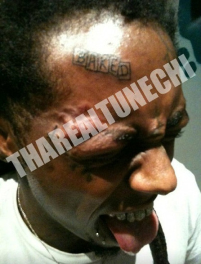 Lil Wayne’s “Baked” Face Tattoo