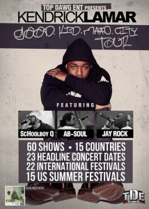 News: Kendrick Lamar GKMC World Tour Dates