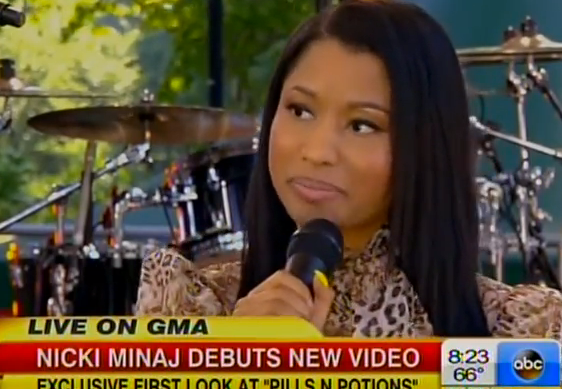 Nicki Minaj releases New Video on Good Morning America