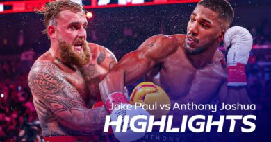 Anthony Joshua knocks out Jake Paul in Sixth Round