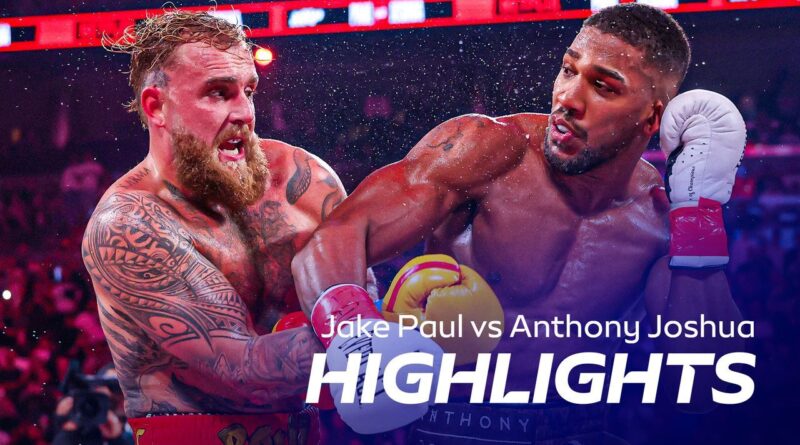 Anthony Joshua knocks out Jake Paul in Sixth Round